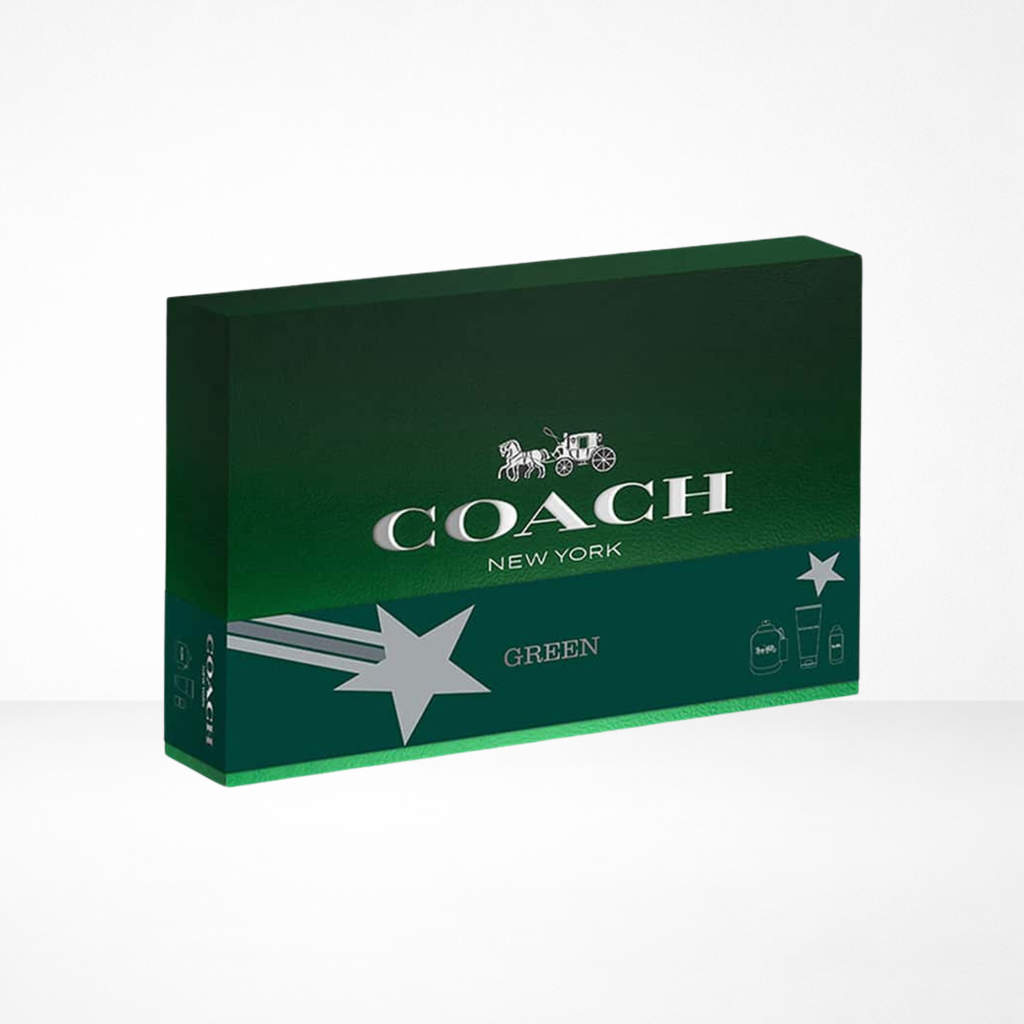 Coach Green EDT Estuche 3pz-Hombre