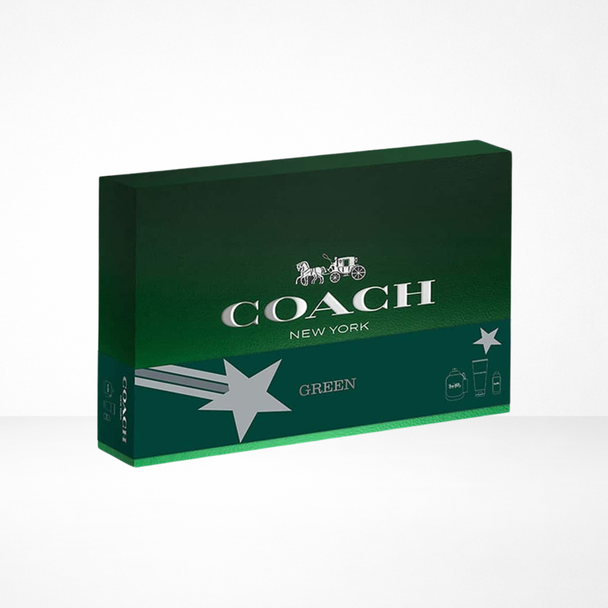 Coach Green EDT Estuche 3pz-Hombre